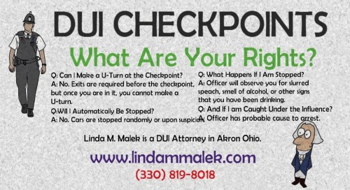 Ohio DUI Checkpoints – Your Rights