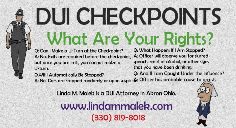 Ohio DUI Checkpoints – Your Rights
